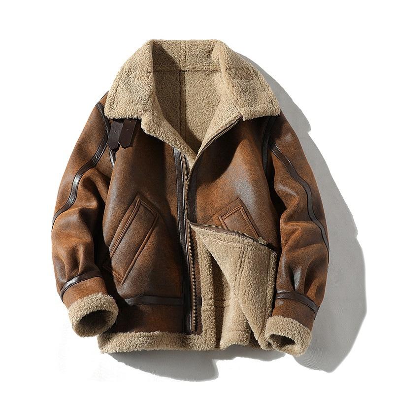 Boys brown coat autumn and winter