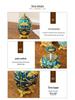 European Style Retro Automatic Toothpick Holder – Hand-Press Design, Fashionable Plastic Container