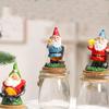 Creative Dwarf Elf Candy Can Resin Snack Jar Santa Claus Candy Jar  Thanksgiving