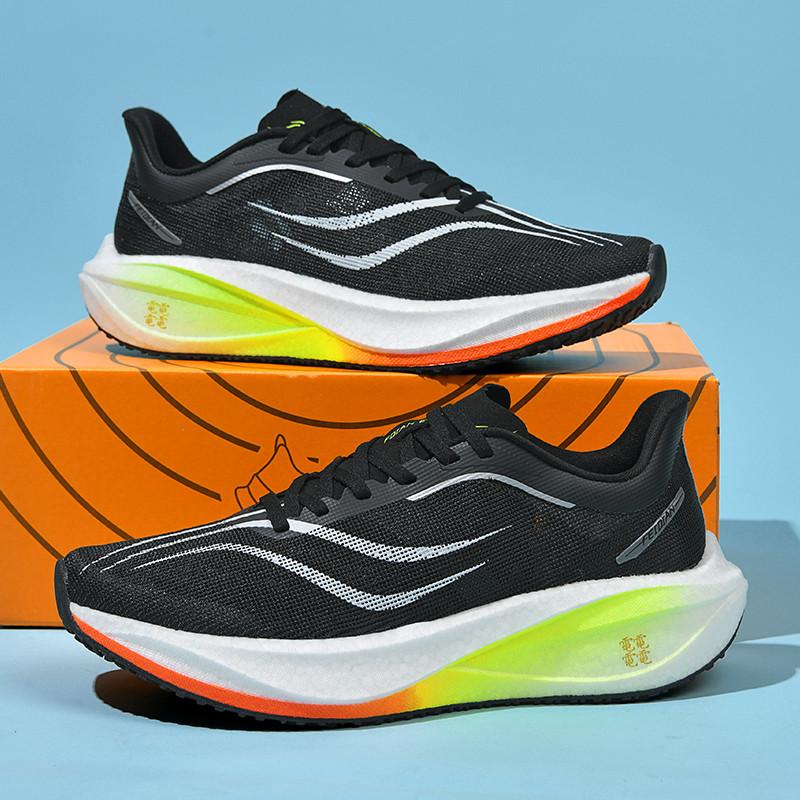 Feidian 5 Real Explosive Bottom Carbon Plate Couple Running Shoes Breathable, Lightweight, Cushioning and Non-slip Marathon Long-distance Running Tra