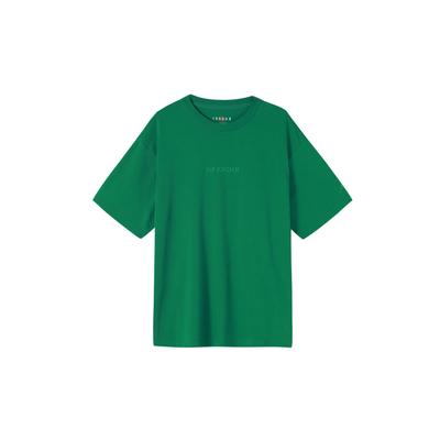 X Wordmark Collaboration Basic Short Sleeve T-Shirt Men Tops Pine-Green FJ1970-302
