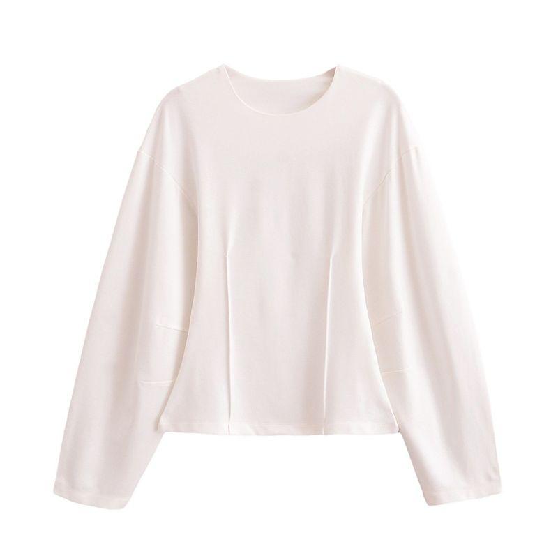 Kaslead New Arrival Women's Fashion Style Double-Sided Cloth round Neck Tops Casual Pants 3641859 3641860