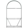 VidaXL Log Holder, Firewood Rack with Storage, Outdoor Firewood Shelf, Green 120x45x210 Cm 364542