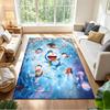 Doraemon Adventure Team Journey Non-Slip Home Carpet Design for Office Decor Living Room Gift