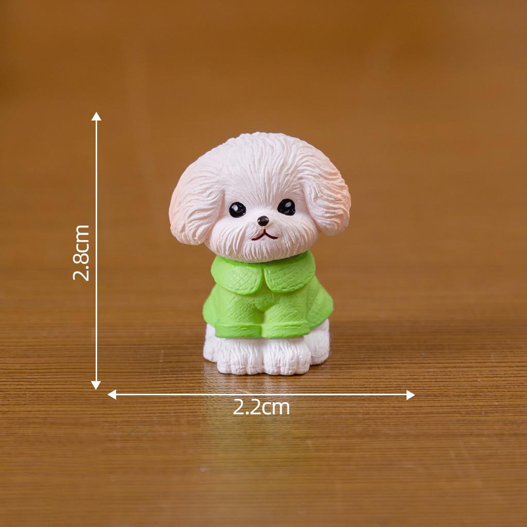Charming Miniature Animal Figurines Resin Cat Pig Dog Desktop Decorations