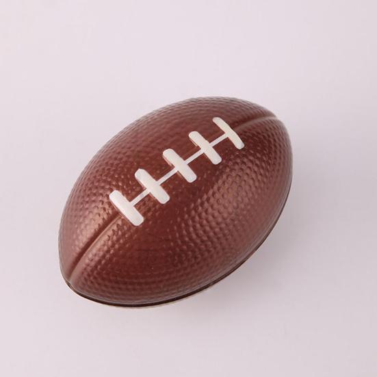 Dekompressionsspielzeug Ovale Form Anti-Stress Kompakter Fußball Squeeze Stressball für Kinder