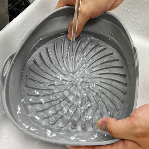 Accessori per cestello per friggitrice ad aria, rivestimento in silicone antiaderente riutilizzabile per friggitrice ad aria, 1 pezzo