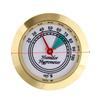 Brass Analog Hygrometer Humidity Gauge For Humidors 43mm High Accuracy Mechanical Humidity Tester Box Violin