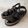 ROPE PICNIC [Good Condition] Gurkha Sandals Black 22.5cm