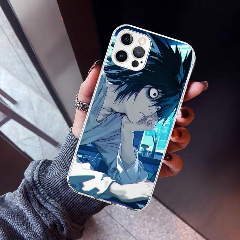 N-Note D-Death L Lawliet Phone Case For iPhone 17 Air 16 15 Pro Max 14 Plus 13 Mini 12 11 Cover 7 8 SE Silicone Shell Print Fund