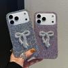 Luxury Diamond Bowknot iPhone Case with Lanyard for iPhone 11/12/13/16/17 Promax