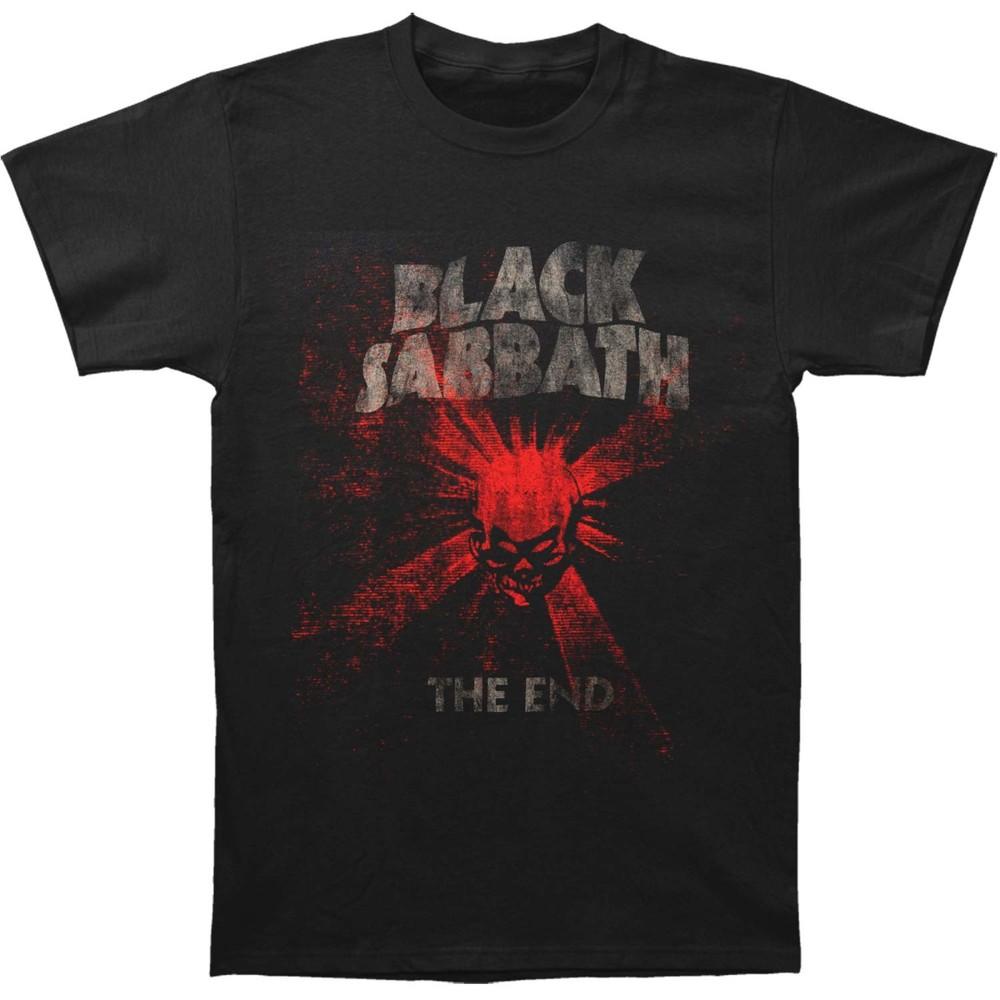 Black Sabbath The End Mushroom Cloud T-shirt Small Black Unisex T-Shirt