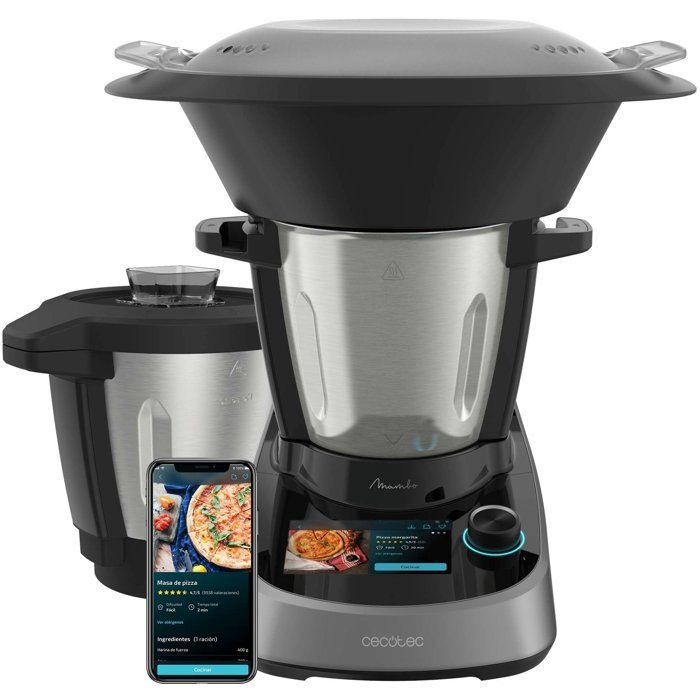 Octopia Keukenrobot - CECOTEC - Mambo Touch met Habana kom - 1600 W - 3,3 L - 37 functies - Grijs