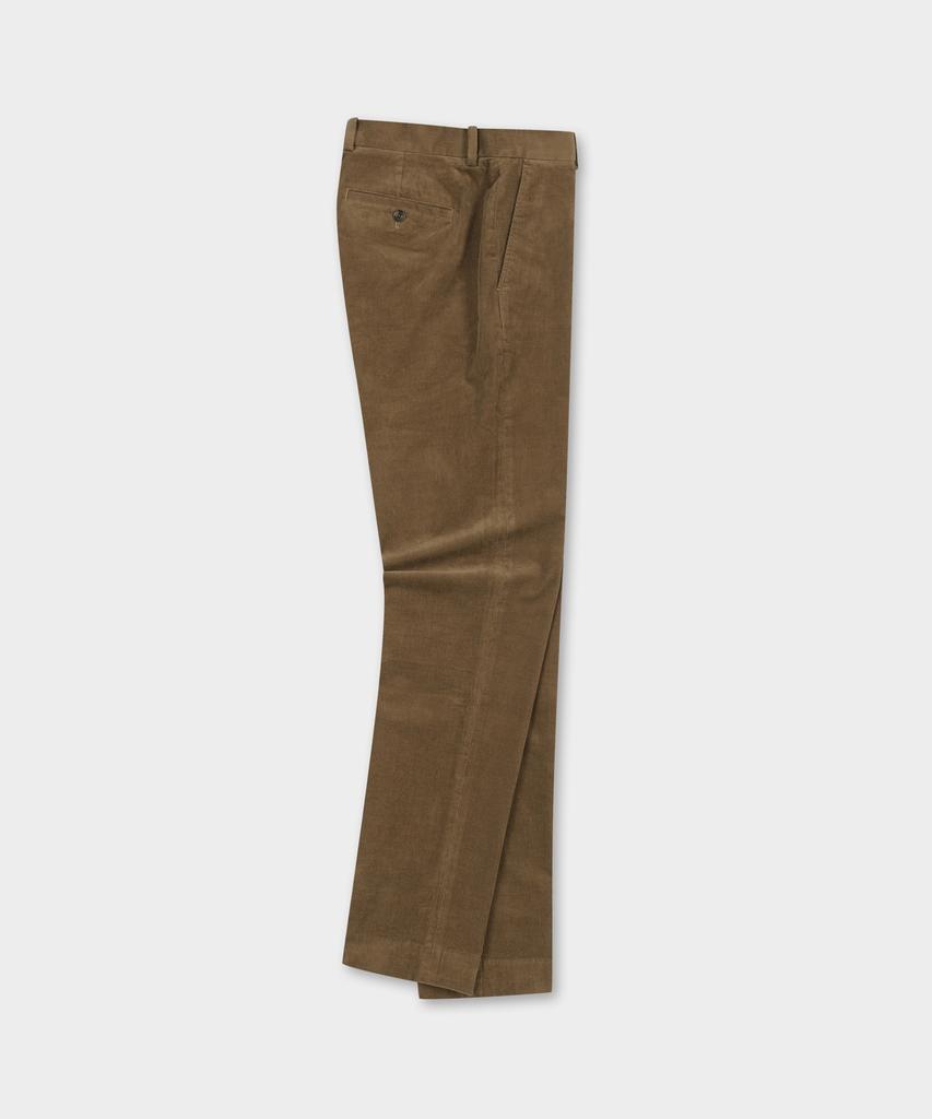 BROOKS BROTHERS Slim Fit 15W Corduroy Chino Pants (Brown) (Bbpcmnf401)