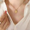 18k Plated Retro Yishi Chang'an Pendant Necklace for Women