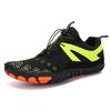 Large size outdoor men's thickened hiking shoes creek shoes women's beach shoes non-slip amphibious quick-drying wading shoes