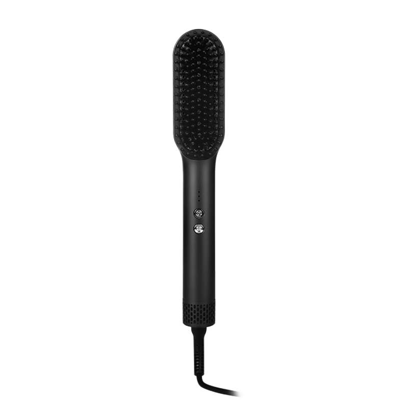 45W Ceramic LCD Display Straight Hair and Curly Hair Styles in One Step Electric Hair Straightener Brush Hairbrush Comb