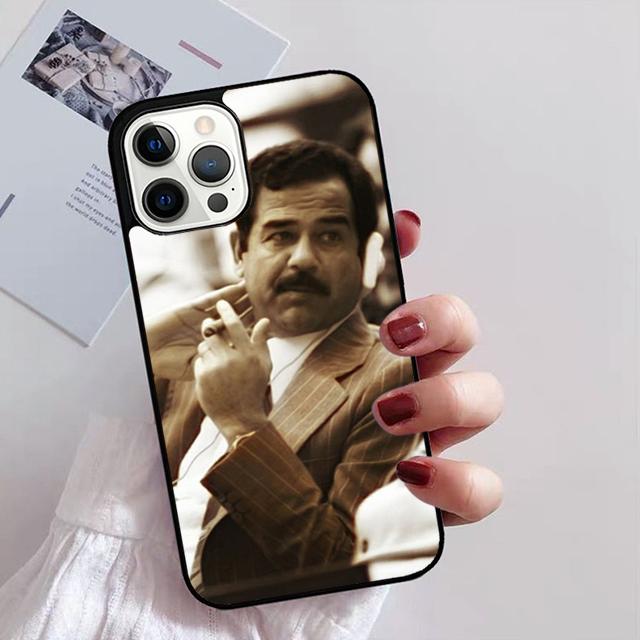 Etui Saddam Hussein Iraq Arabic Phone Case Cover For iPhone 17 Air 15 16 14 Plus 11 12 13 Pro Max Apple max
