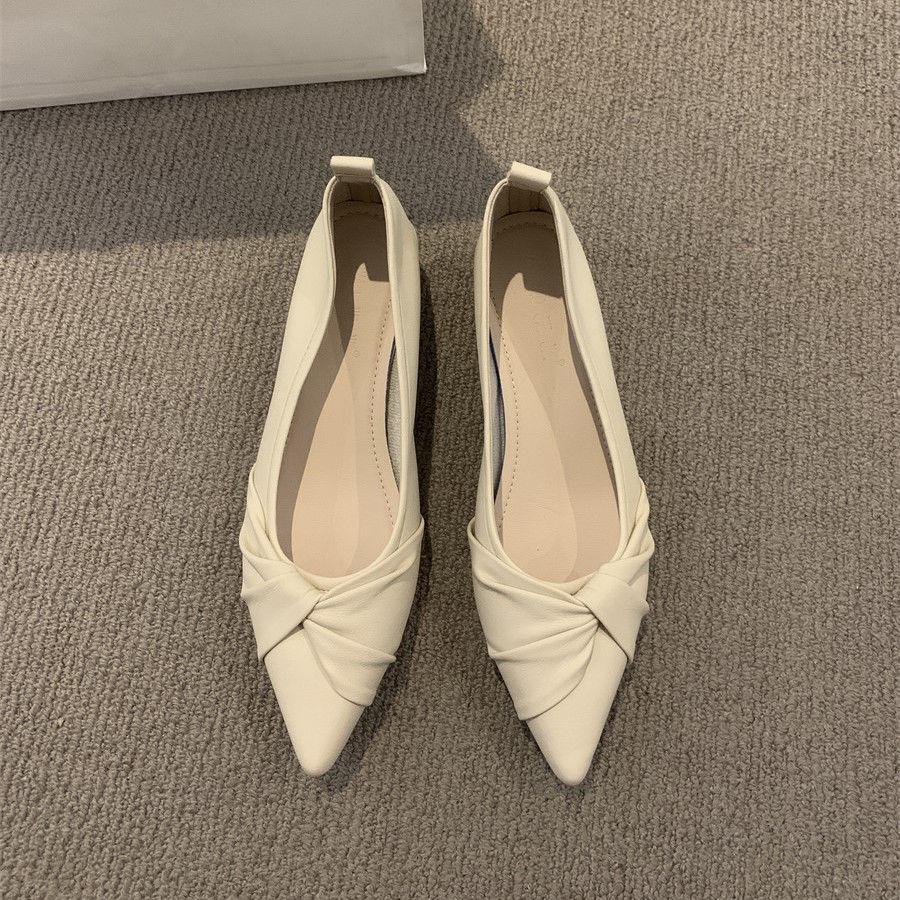 Casual versatile mid-heel slip-up shoes Summer sweet single shoes Women's outer wear non-slip comfortable shoes