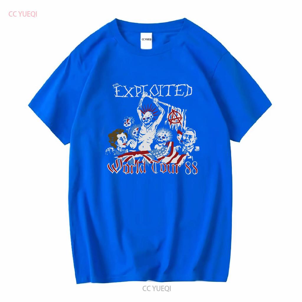 Hot The Exploited T Shirt New Popular S 234XL U1605 long or short sleeves vintage Washed Soft Slightly designer clothes