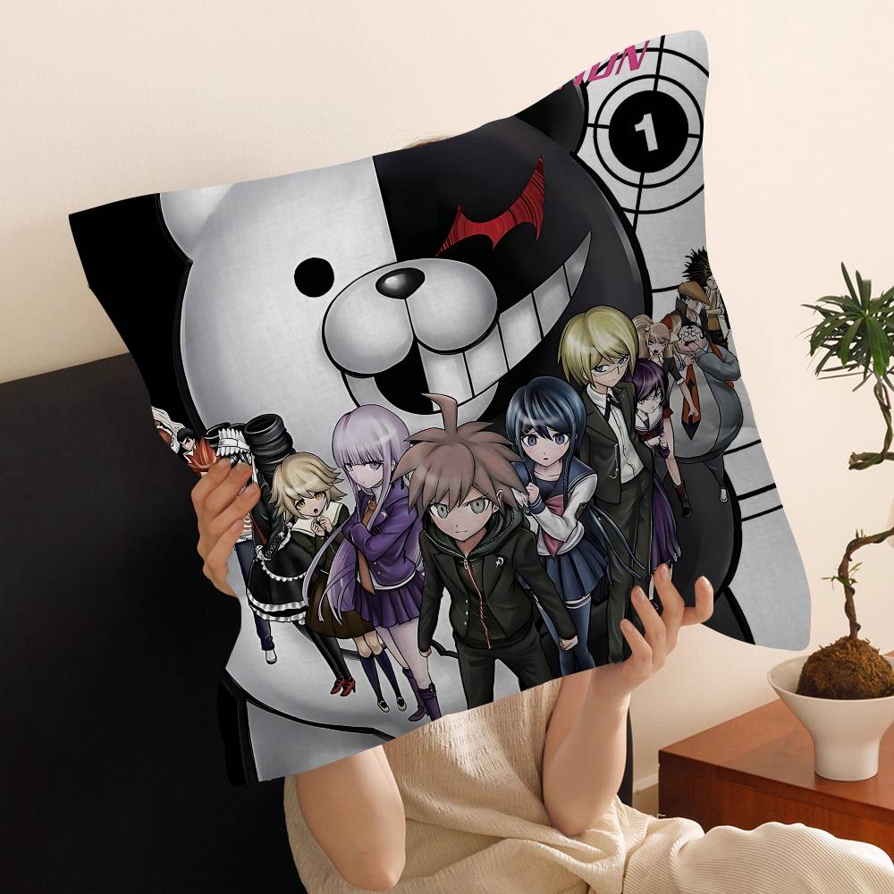 Anime Game Danganronpa Lucky Dragon Pillow Cover Sofa Cushion Cover Home Room Decoration Children Gift
