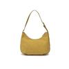 MLB Brand Logo Pu Shoulder Tote Bag Regular Women tote bag Yellow 3ABQSD16N-43YED