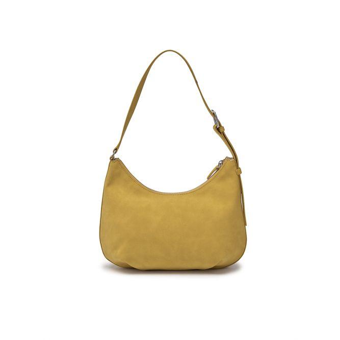 MLB Brand Logo Pu Shoulder Tote Bag Regular Women tote bag Yellow 3ABQSD16N-43YED