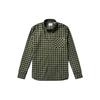Urban Outdoor Casual Breathable Check Slim Fit Long Sleeve Shirt Men Shirts Khaki-Green A2EDX-B39