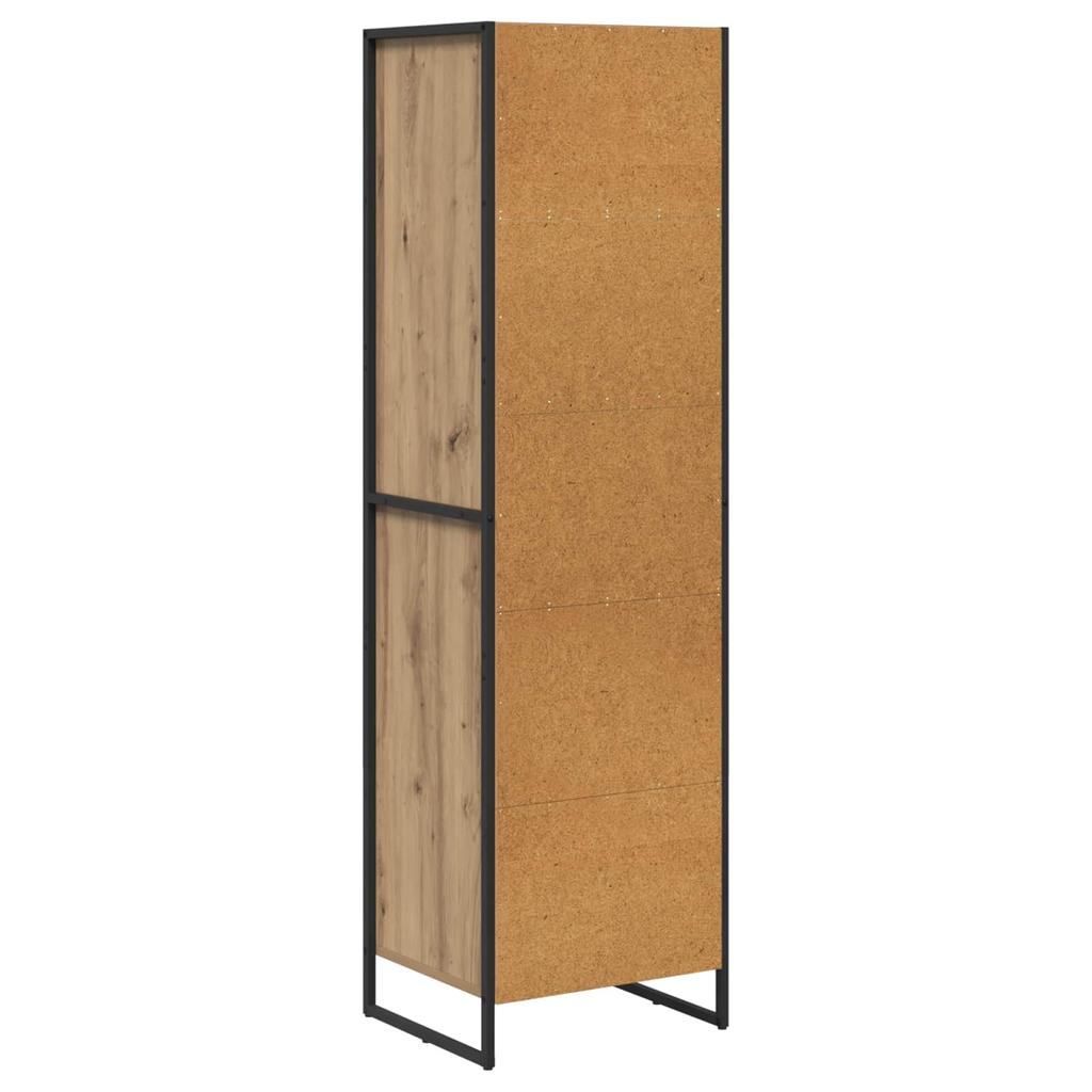 Bookshelf Rustic Oak Design 43 x 36 x 150.5 cm
