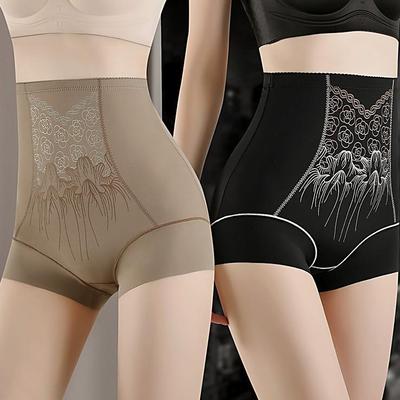 Pantalon taille haute haut de gamme gainant ventre et remontant les hanches: Sous-vêtement sculptant respirant grande taille pour femmes