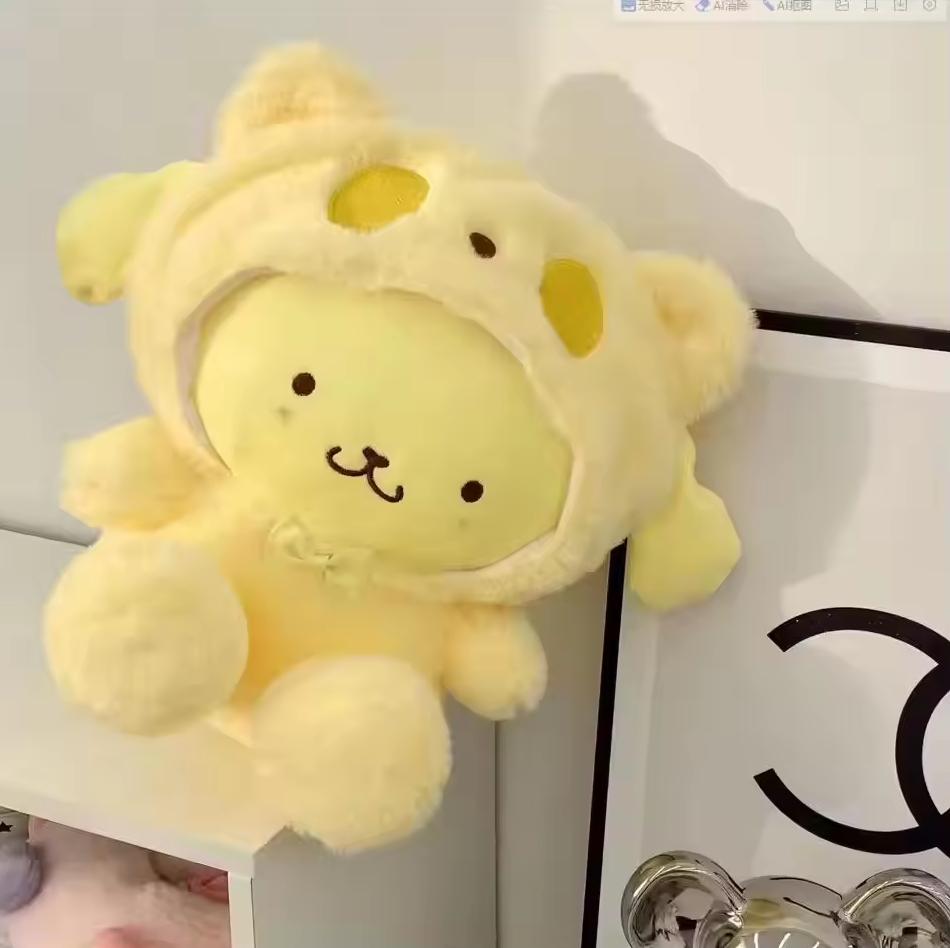 12 Style *1pc Sanrio Heart Hellokitty Kuromi Cinnamoroll Pillow KT Plush Toy Girls Soft Stuffed Animal Toys Stuff Doll Gifts