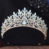 Baroque Crystal Crown for Women Tiaras Bride Wedding Dress Crown Hair Jewelry Princess Queen Party Birthday Headdress Bridal