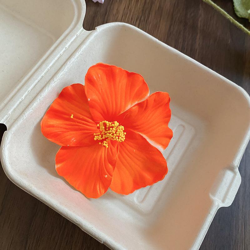 Holiday wind egg flower other side flower grab clip sweet girl bangs side hairpin bohemian hair accessories