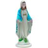 Queenbox 3.9" Plastic Blessed Catholic Mary Sculpture, Grace Lady Hand Italian Style Religious Durable Garden Statue Virgin Mother Figurine, 01