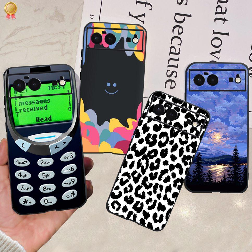 For Google Pixel 6 Case Cute Kawaii Cat Clear Silicone Shockproof Cover Capa For Google 6 Pixel 6 Pixel6 Phone Shell Funda Coque