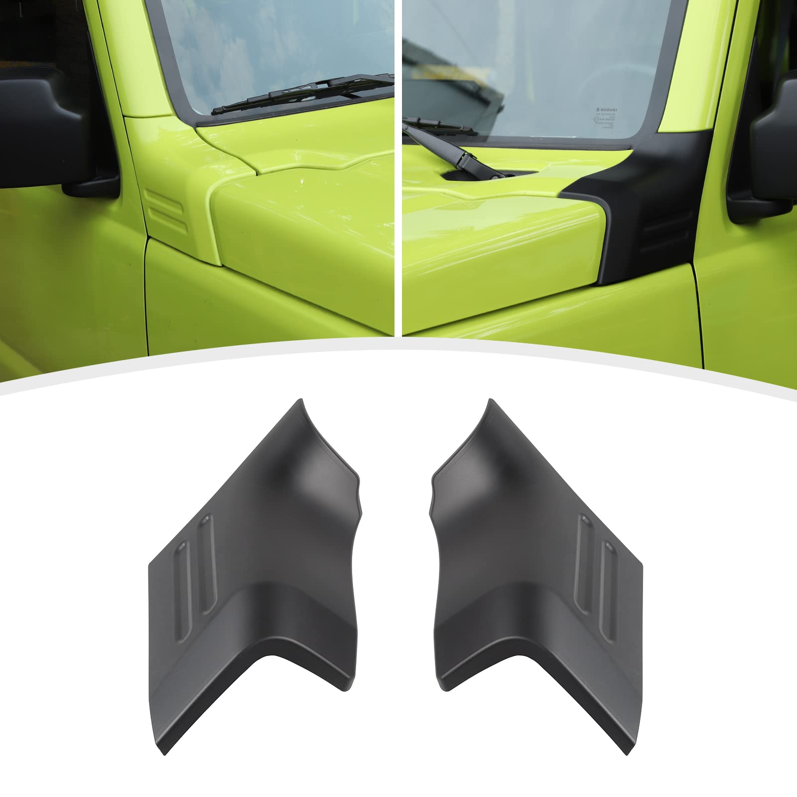 

ANTC ABS Engine Hood Decoration Applicable New Jimny JB64W JB74W Engine Cover Exterior Parts Suzuki Accessories Matte Black Stylish Easy to Install чорний