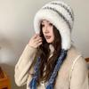 Korean Style Ear Protection Hat Windproof Knitted Warm Hat Fashion Plush Earmuffs Cap  Outdoor