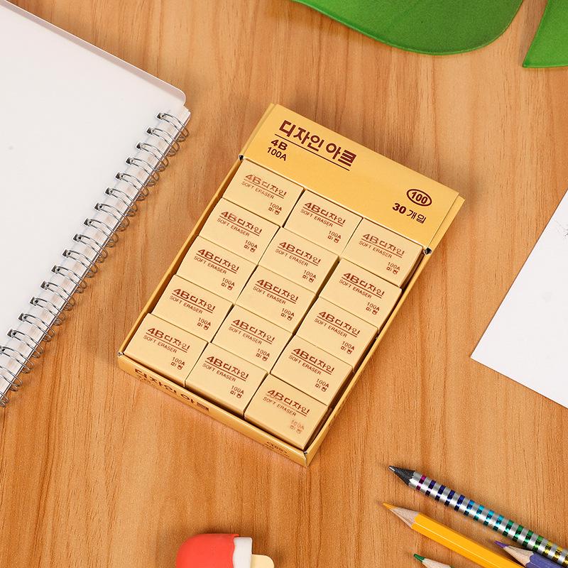 Měkká guma na tužky 2B pro žáky základních škol - Čisté, snadné gumování Dětské školní potřeby