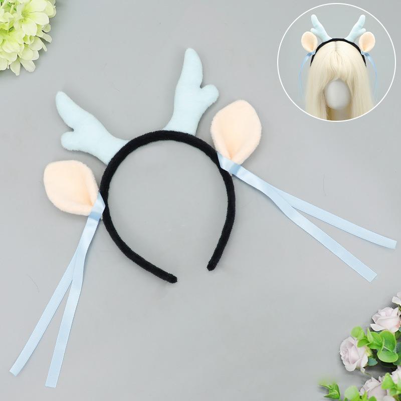 Nezha headband children's hair card funny photo props new headgear cute Nezha headband hairball ball head