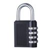3pcs 4-digit Password Lock, Padlock, Luggage Anti-theft, Wind and Rain Resistant, Outdoor Gym Security, Password Lock, Door Lock