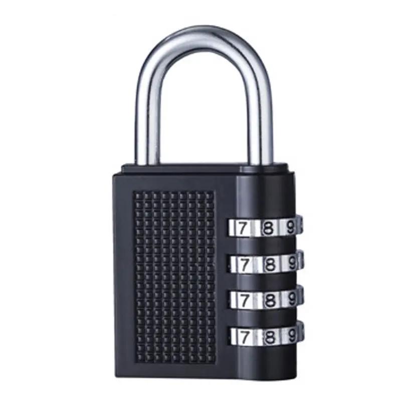 3pcs 4-digit Password Lock, Padlock, Luggage Anti-theft, Wind and Rain Resistant, Outdoor Gym Security, Password Lock, Door Lock