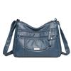 Vielseitige Schulter-Crossbody-Tasche aus weichem Leder