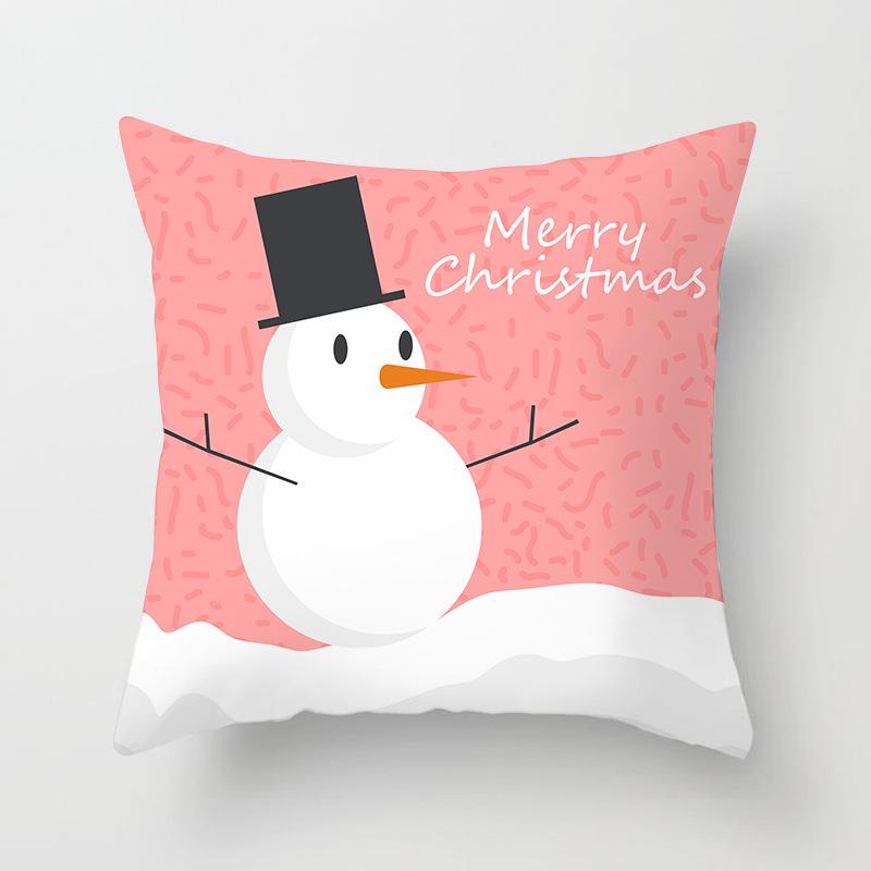 New Santa Claus Snowman Pillow Case Festive Home Decoration Pillow Cushion Case