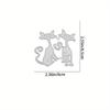 Cats Metal Dies for DIY Scrapbooking Cutting Templates for Cardmaking, Paper Art Craft Supplies