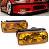 Для BMW 3 серії E36 M3 1992-1998 років Хромовані протитуманні фари Замінні лампи Жовтий розсіювач