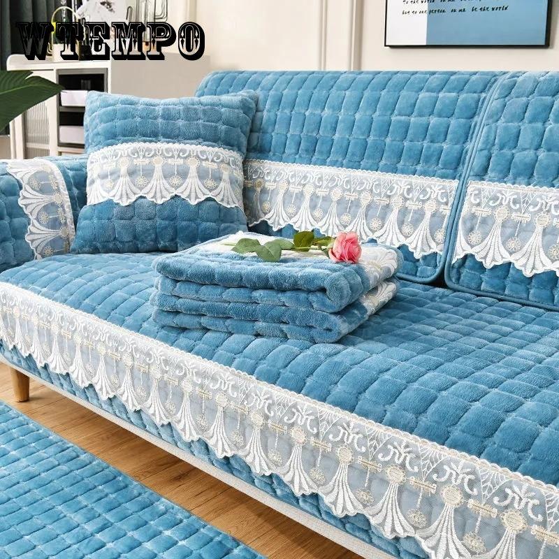 💰Soft Plush Sofa Cover Sofa Cushion Universal Sofe Covers Four Seasons