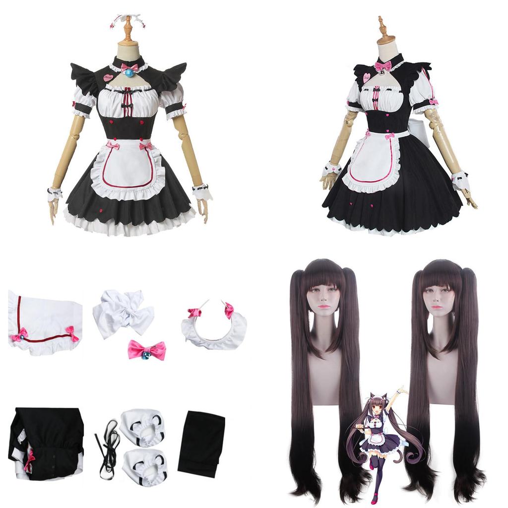Japanese Anime Nekopara Chocola Vanilla Cosplay Costume Perfect Stitches Breathable Design