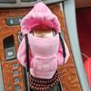 Car Gear Shift Hoodie Cover Gearshift Plush Soft Shift Car Gear Knob Cover