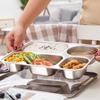 304 Stainless Steel 5-Compartment Lunch Box