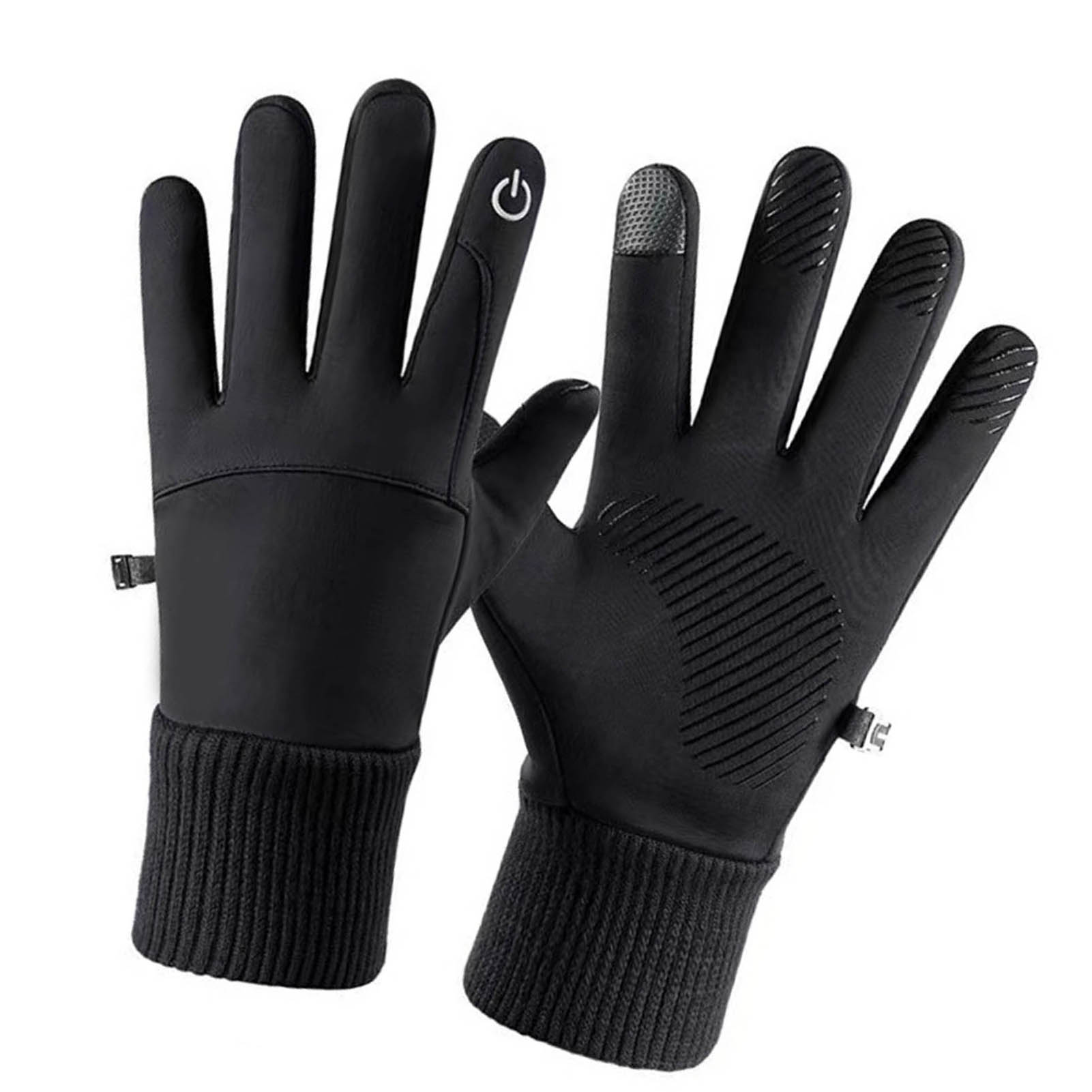Велосипедные теплые перчатки ветрозащитные водонепроницаемые холодостойкие перчатки с закрытыми пальцами для сенсорного экрана на открытом воздухе